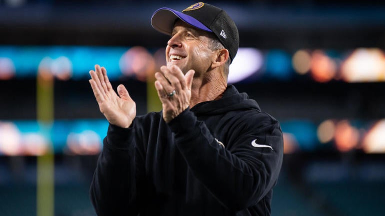 John Harbaugh Breaks Out Dancing In Locker Room After Ravens Defeat ...