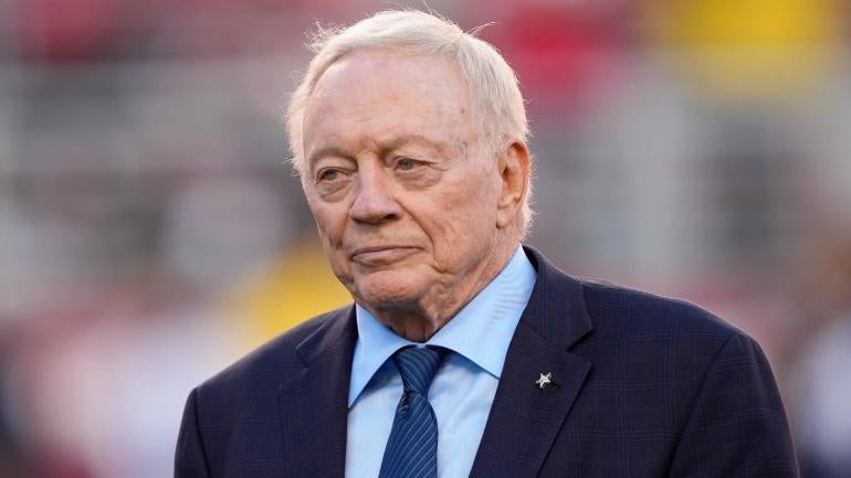 Perfect Cowboys 2024 NFL Draft Plan Fortify OL Add Complementary RB   Jerry Jones 