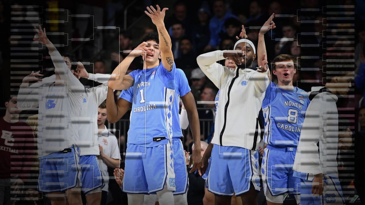 Bracketology: North Carolina replaces Kansas as a No. 1 seed; Kentucky moves up to second line