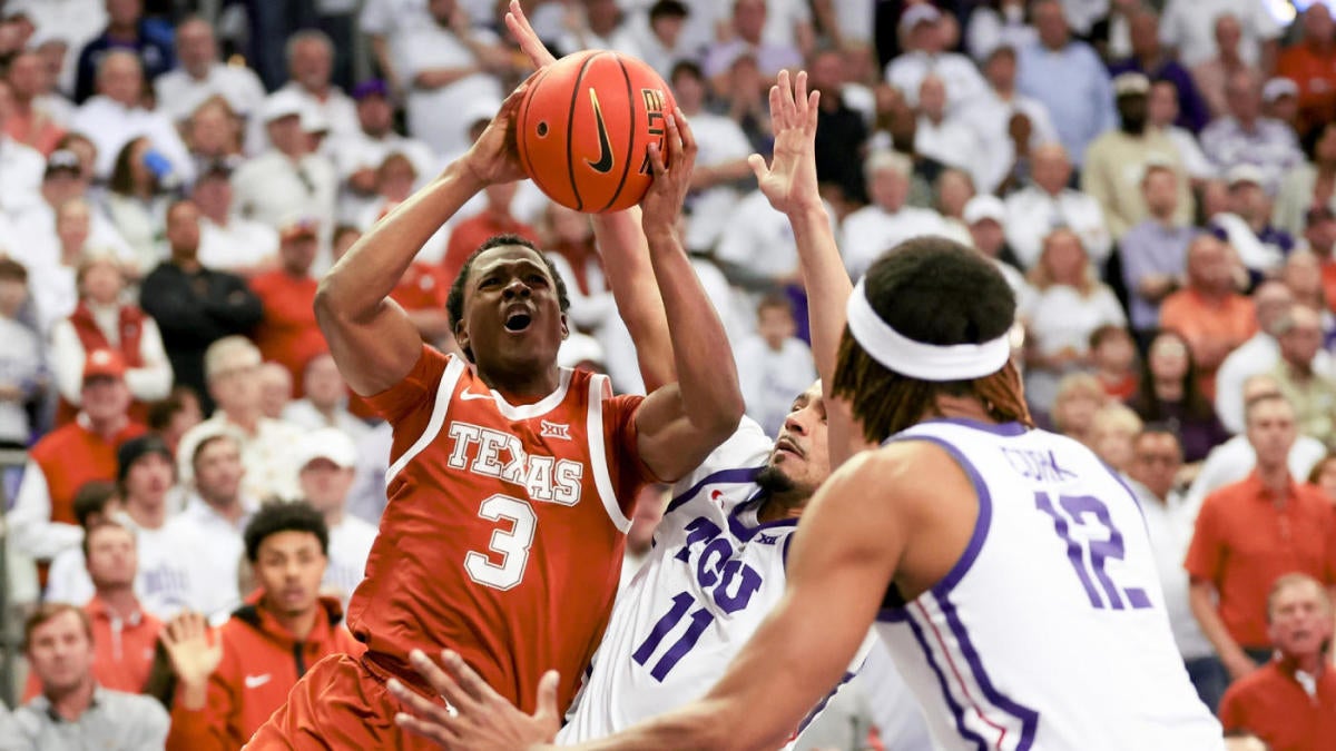 College basketball scores, winners and losers Texas rallies to upset