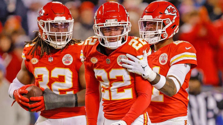 2024 Super Bowl Uniforms Chiefs Decision May Play Key Role In Rare   Getty Trent Mcduffie Chiefs 