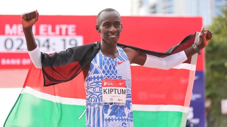 Kelvin Kiptum, 2023 London Marathon Winner And World Marathon Record ...