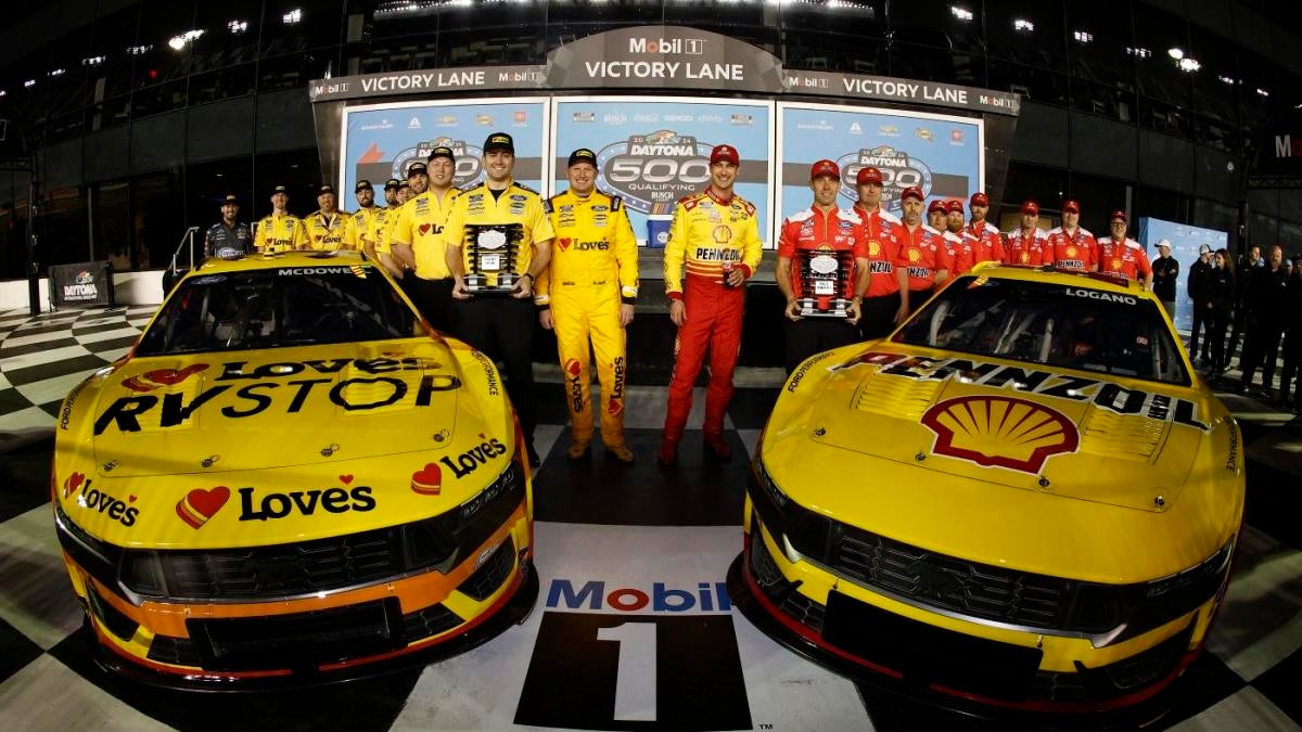 2024 Daytona 500 qualifying results Joey Logano earns first Daytona