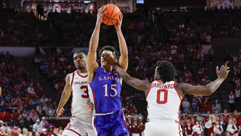 NCAA Basketball: Kansas at Oklahoma