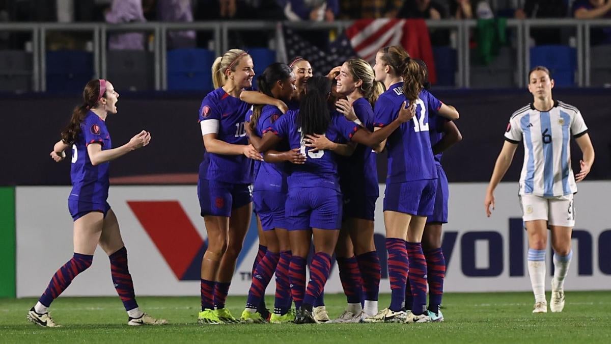 USWNT vs. Argentina score Jaedyn Shaw shines, Alex gets a goal