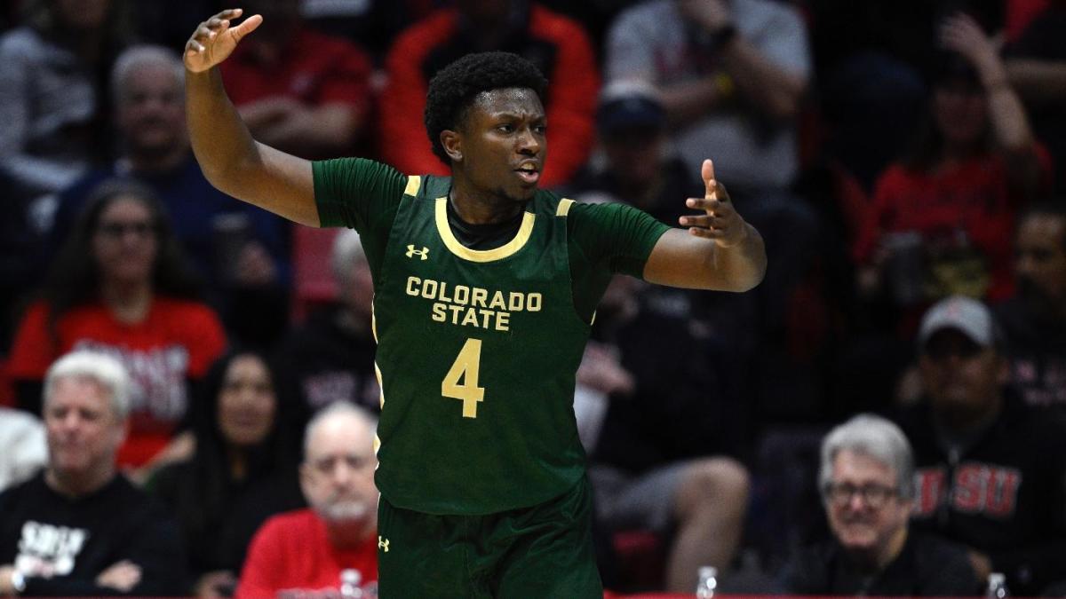 Colorado State vs. Nevada College Basketball Showdown: Rams favored by 7, key players for each team, and model leans towards Over on point total