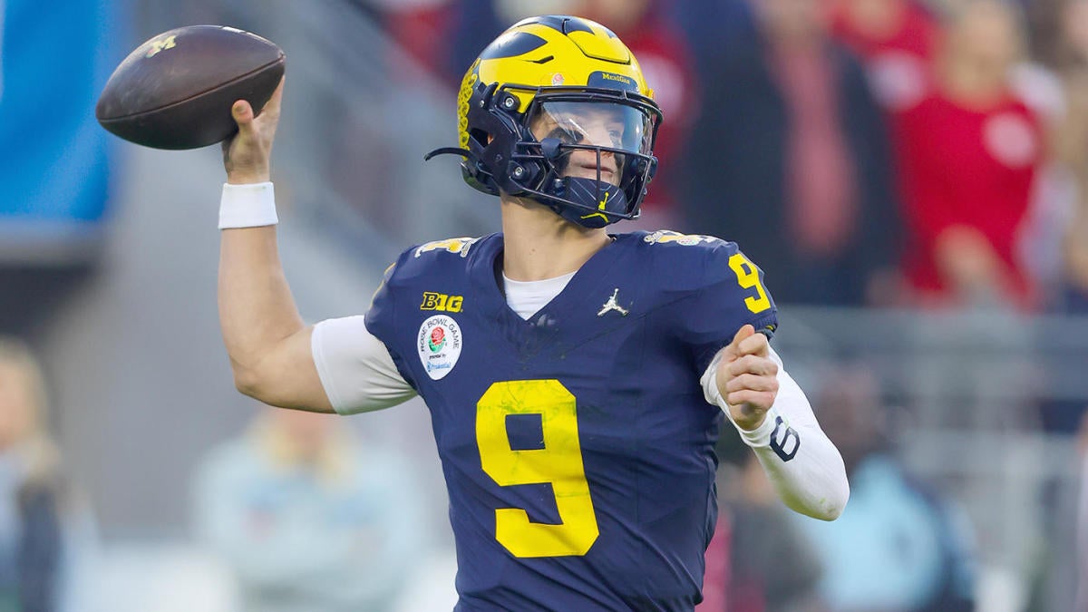 2024 NFL Mock Draft: Patriots trade back, take J.J. McCarthy as four QBs get selected inside top 10