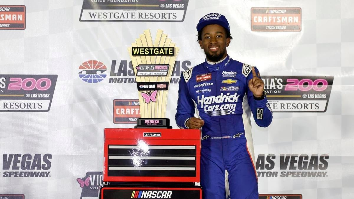 Rajah Caruth becomes third African-American driver to win a NASCAR race