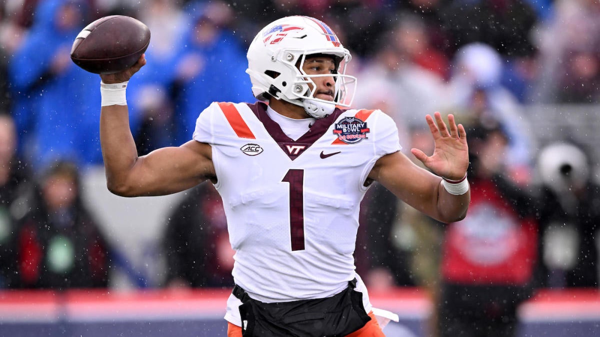 Virginia Tech QB Kyron Drones improving in key areas will have Hokies  emerging as ACC threat in 2024 season - CBSSports.com