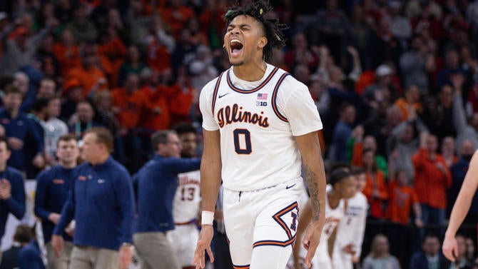 COLLEGE BASKETBALL: MAR 17 Big Ten Tournament -Illinois vs Wisconsin