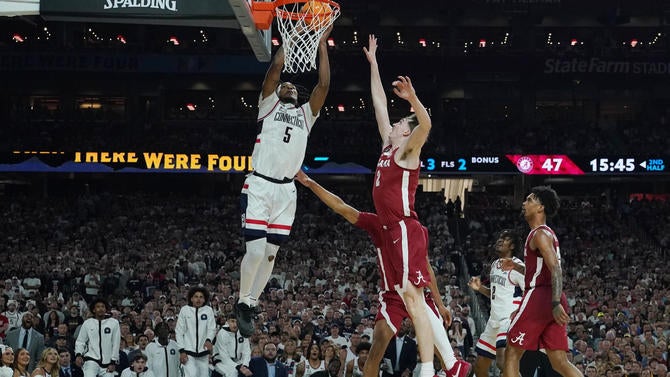 NCAA Basketball: Final Four National Semifinal-Alabama vs Connecticut
