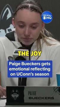 Paige Bueckers Reflects on UConn's Final Four Run