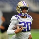 NCAA Football: CFP National Championship-Washington Practice