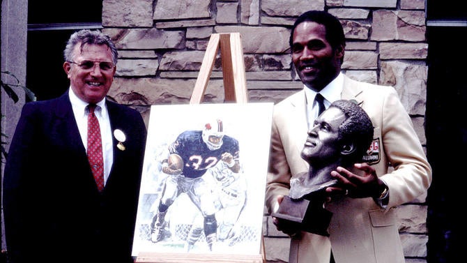 Hall of Fame Inductee - O.J. Simpson - August 3, 1985