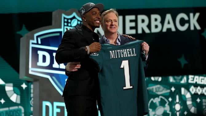 How To Pre-order A Quinyon Mitchell Philadelphia Eagles NFL Rookie ...