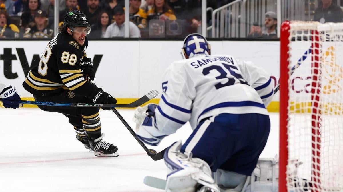 Bruins vs. Maple Leafs Game 7 results, highlights: Boston survives off an overtime goal from David Pastrnak - CBSSports.com