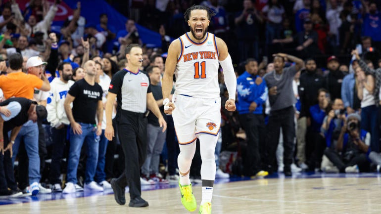 NBA: Playoffs-New York Knicks at Philadelphia 76ers