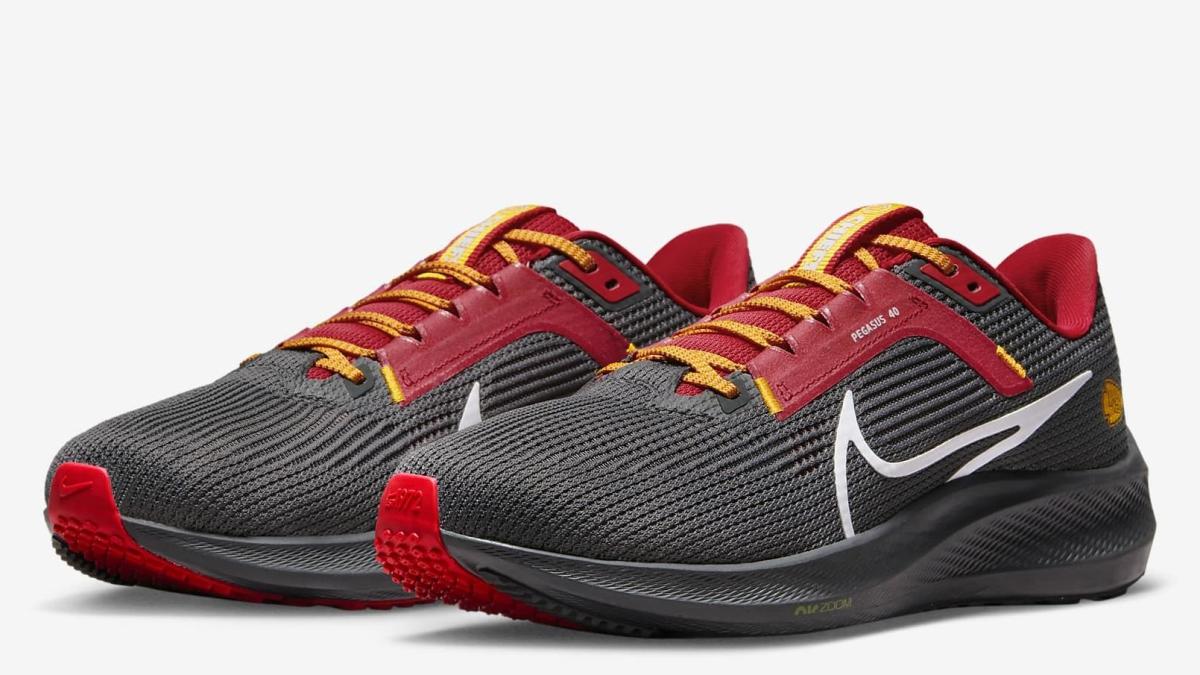 The Nike Pegasus 41 shoe is coming in June, so the NFL Pegasus 40 has been marked down to $55
