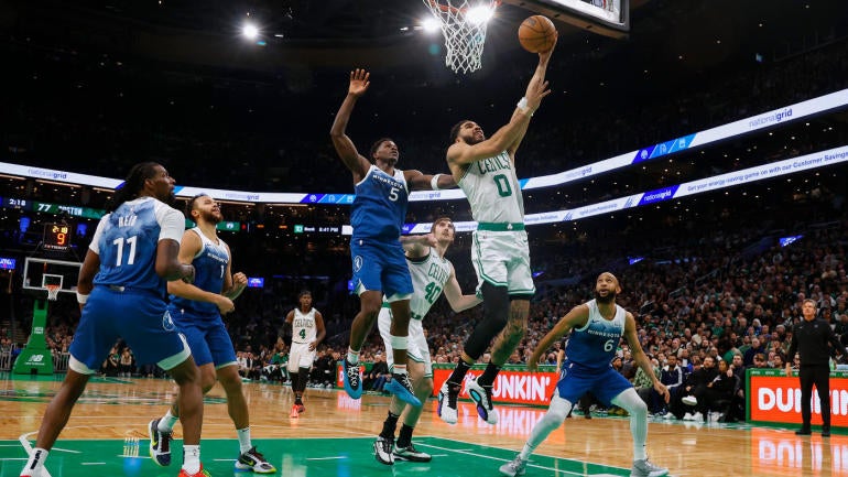 NBA: Minnesota Timberwolves at Boston Celtics