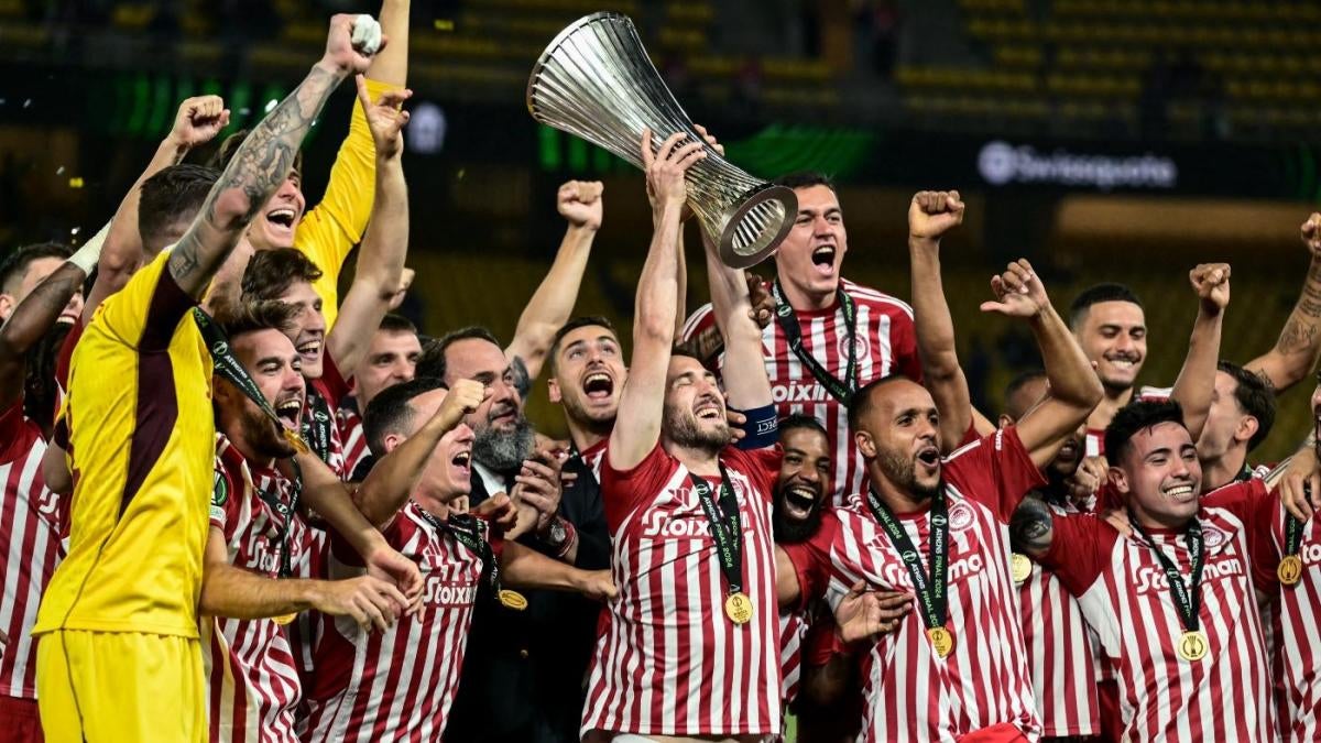 Olympiacos win 2023-24 UEFA Conference League final in dramatic extra ...