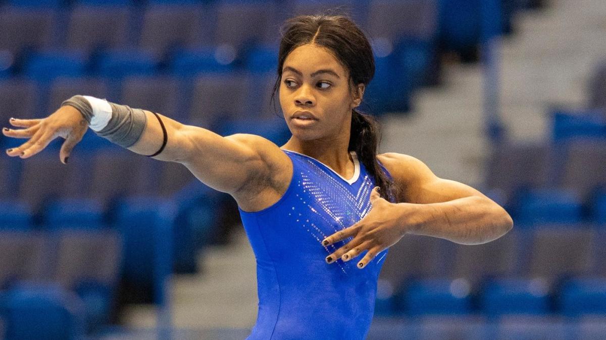 Injury forces three-time Olympic gold medalist Gabby Douglas to withdraw from U.S. gymnastics championships