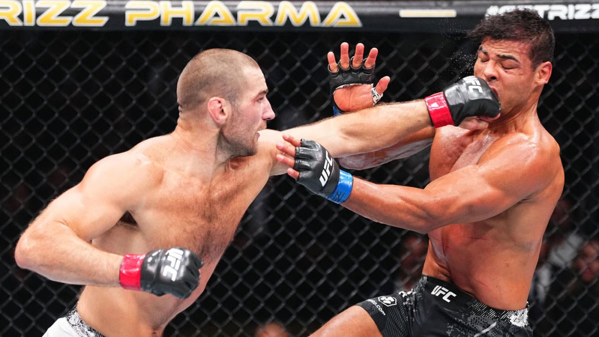 Israel Adesanya showcasing his prowess in the octagon in 2025