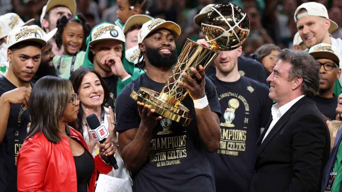 2024 NBA Finals MVP Celtics' Jaylen Brown edges Jayson Tatum as Boston