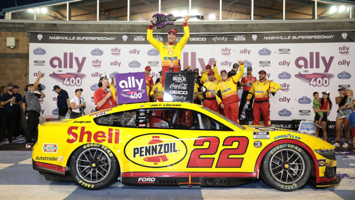 NASCAR at Nashville results: Joey Logano survives a record five ...