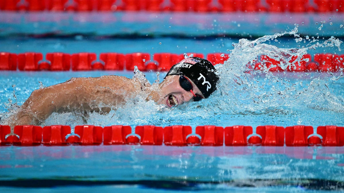 2024 Paris Olympics Katie Ledecky sets record for most Olympic medals