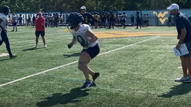 Inside the action from WVU's first open practice of 2024