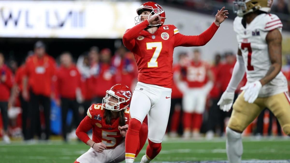 Chiefs' Harrison Butker becomes NFL's highest-paid kicker with $25 ...