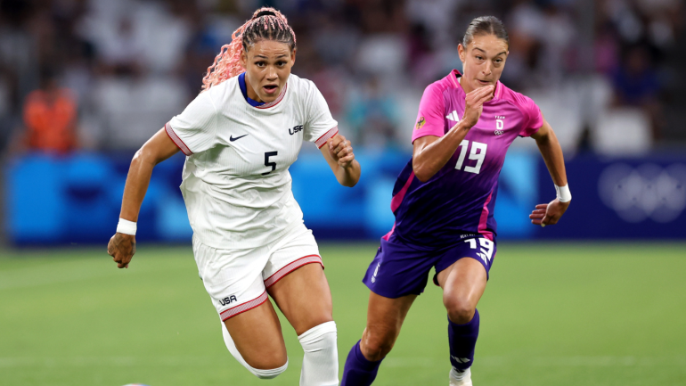 USWNT vs. Germany live stream prediction projected lineups Where to watch 2024 Paris Olympics start time CBSSports