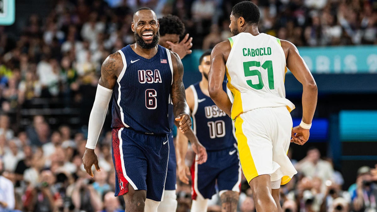 USA Basketball vs. Brazil score Team USA cruises to Paris Olympics semis as every player scores in blowout CBSSports