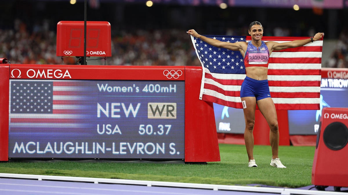 2024 Olympics Sydney McLaughlinLevrone destroys own 400m hurdles