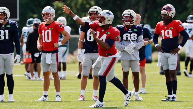 NFL: AUG 13 Patriots-Eagles Joint Training Camp