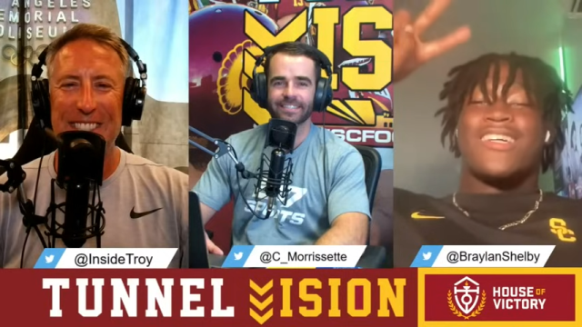 Sophomore Braylan Shelby talks about the makeup of USC's defensive line