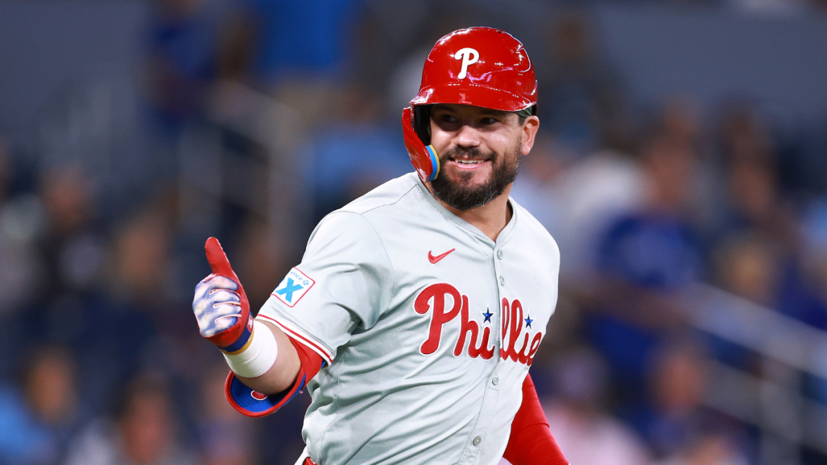 Phillies Kyle Schwarber slugs 13th leadoff home run of 2024 MLB season tying Alfonso Soriano s record CBSSports