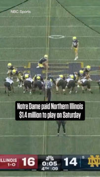 Northern Illinois defeats No. 5 Notre Dame