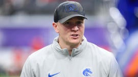 Boise State coach Spencer Danielson on Broncos' CFP hopes, star RB Ashton Jeanty spurning portal vultures