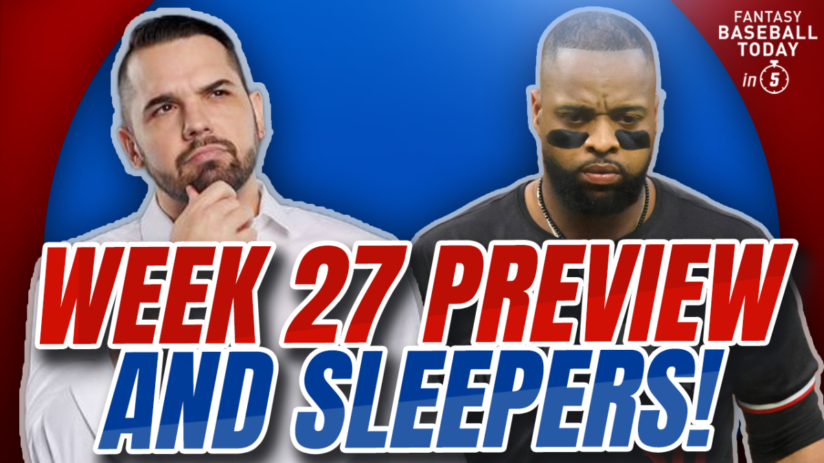 Week 27 Preview! Two-Start Pitchers & Sleeper Hitters! - CBSSports.com