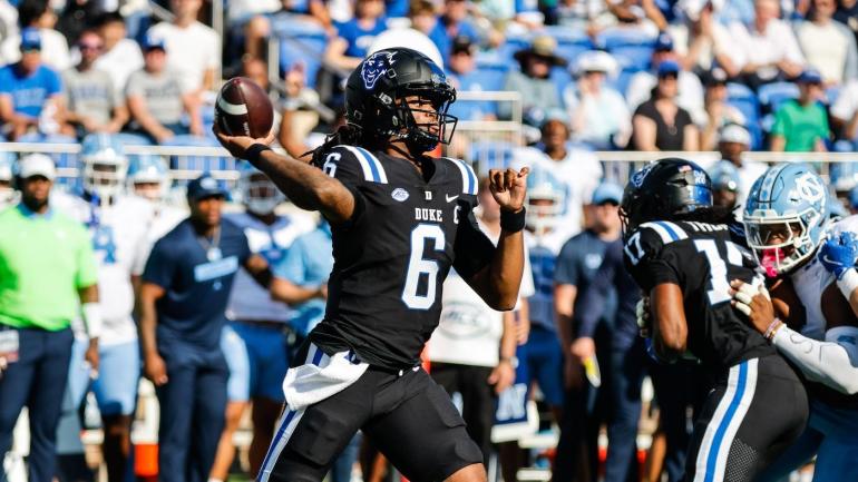 NCAA Football: North Carolina at Duke