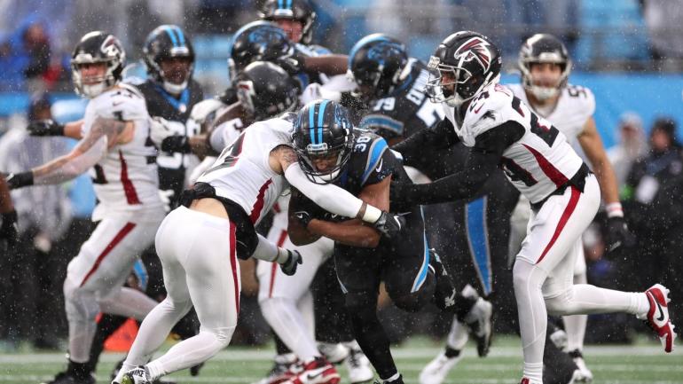 Where to watch Panthers vs. Falcons game TV channel NFL kickoff time live stream spread odds CBSSports