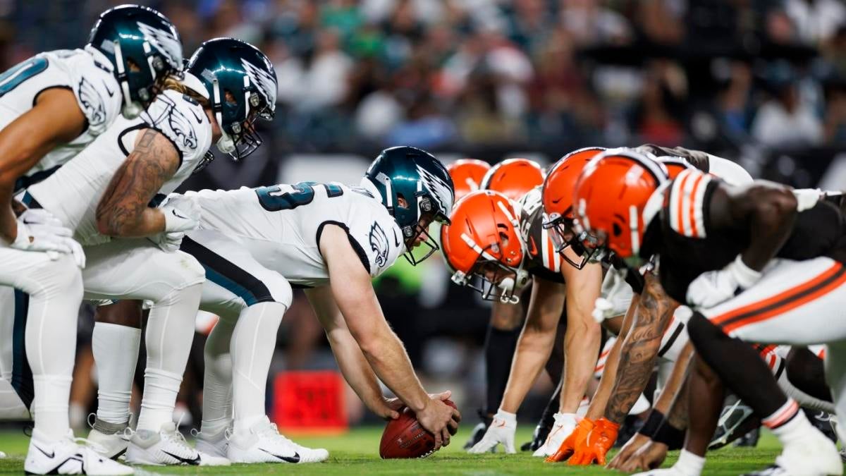 Where to watch Eagles vs. Browns game TV channel NFL kickoff time live stream spread odds CBSSports