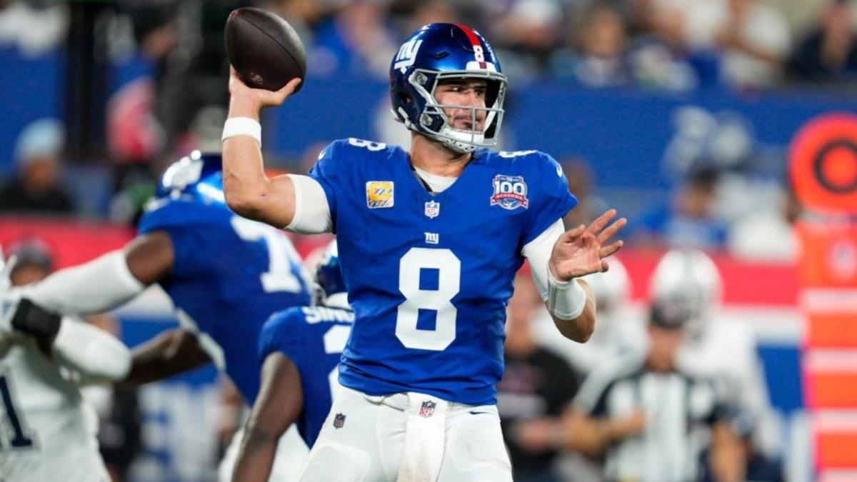 Giants vs. Bengals NFL props, odds, AI prediction, Sunday Night Football picks: Daniel Jones over 212.5 yards