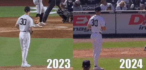 luke-weaver-2023-vs-2024.gif