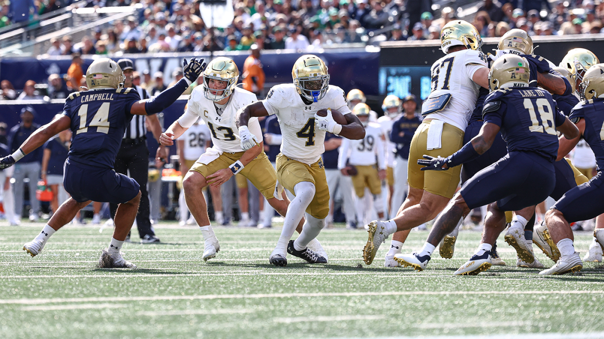 Notre Dame vs. Navy score No. 12 Irish remain on playoff track with