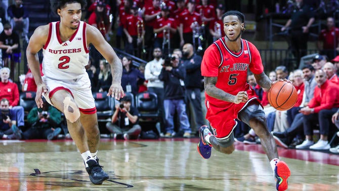 NCAA Basketball: St. John at Rutgers