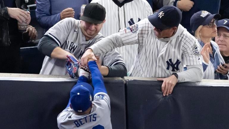 Rob Gronkowski reveals he is college friends with Yankees fan who interfered with Mookie Betts on foul ball CBSSports