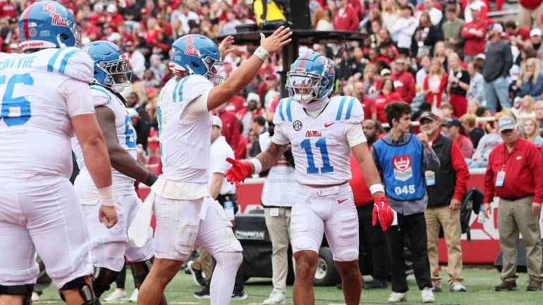 NCAA Football: Mississippi at Arkansas