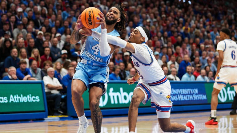 NCAA Basketball: North Carolina at Kansas